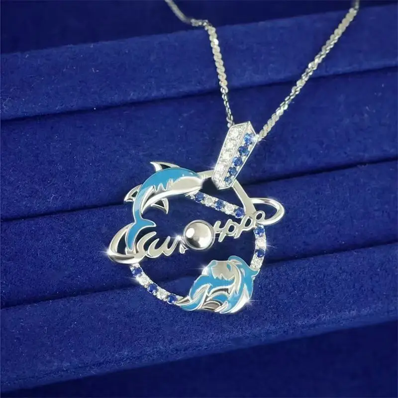 

New Interpretation of Luxury Charm Sun Ying Sasha Necklace Sporty Design Joker Outstanding Exquisite High-grade Gift