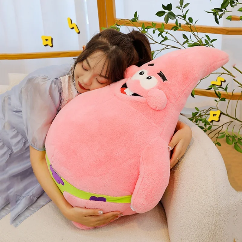 

90CM Super Big Size Cartoon SpongeBob SquarePants Patrick Star Stuffed Animal Pillow Plushies Children's Birthday Christmas Gift