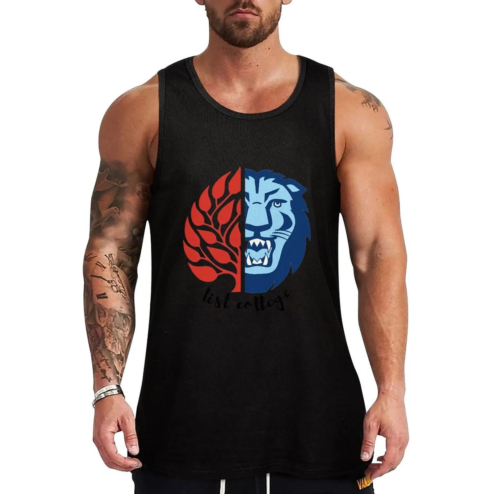 List College Columbia Jts Tank Top men clothing fitness clothing for men Body man