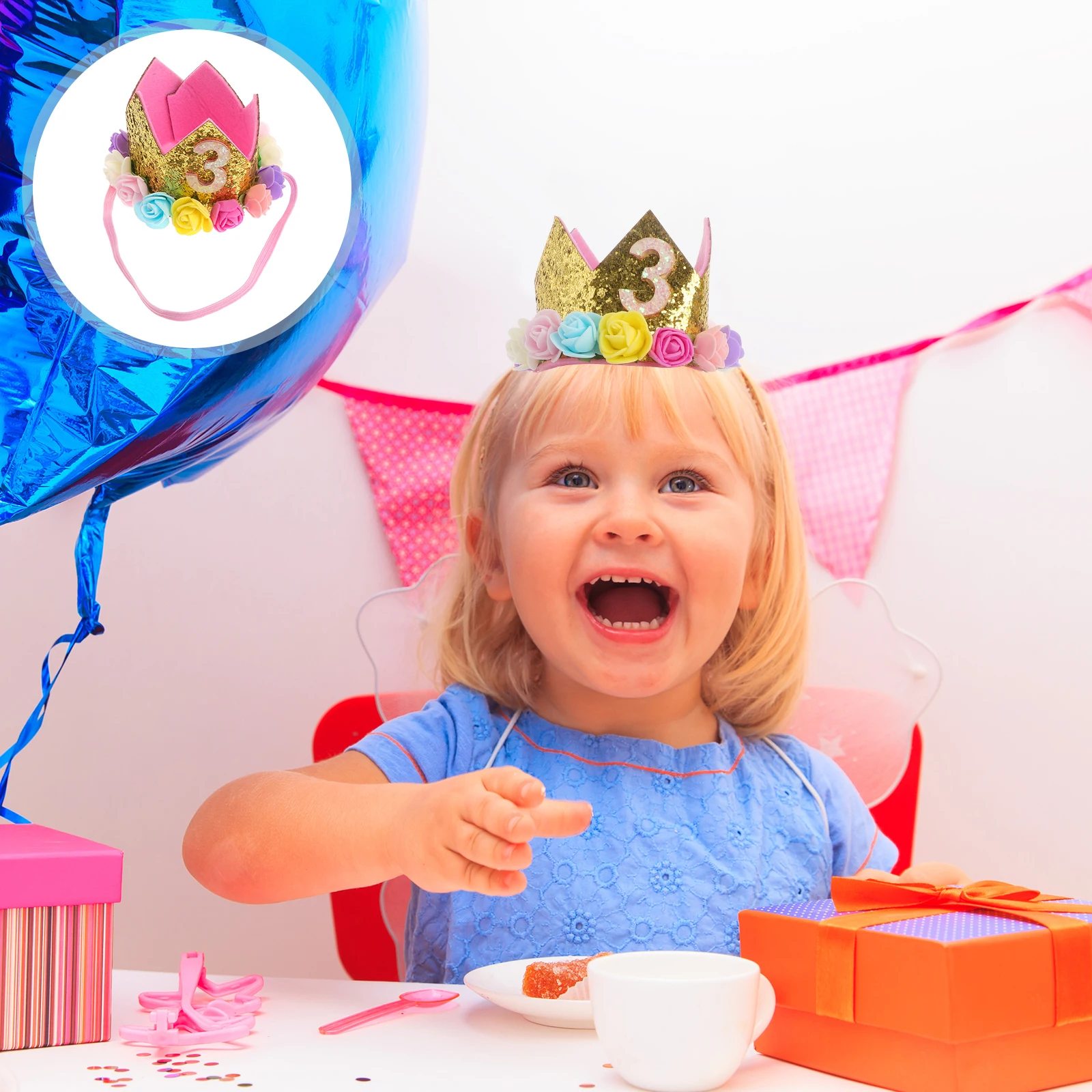 

Children Crown Hair Accessories Girl European Headpiece Baby Headband Headwear Girls Hairstyle Tools