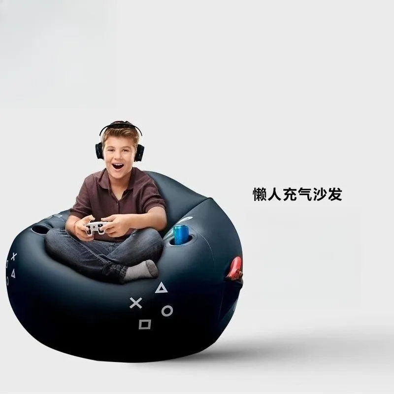 Outdoor Inflatable Sofa Chair Creative Back Chair Bedroom Music Festival Camping Picnic Rental House