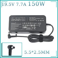 Cargador de portátil con adaptador de CA de 19,5 V, 7,7 A, 150 W, A17-150P1A, 5,5x2,5 mm, para Asus TUF Gaming FX504 ROG G73GX GL503G G72GX G53J G75VX G75VW
