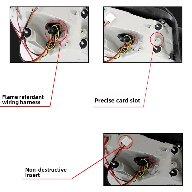 Applicable to 15 16 17   rear tail light brake light reversing light case headlight
