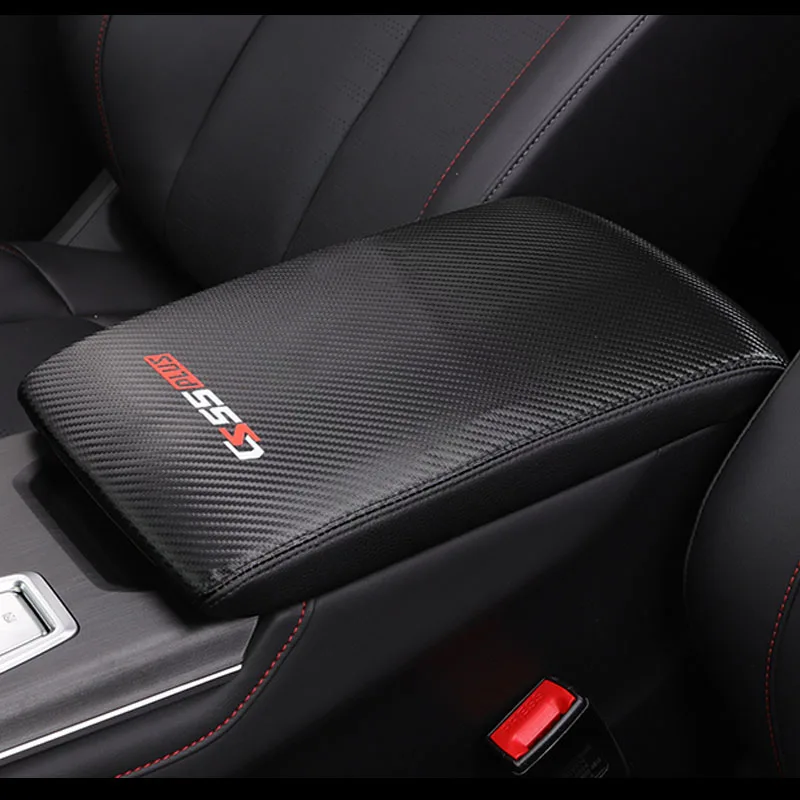 Leather Armrest Box Cover Anti-Scratch Pad For Changan CS55 Plus Gen 2 3 2020-2022 Car Center Console Interior Decor Accessories