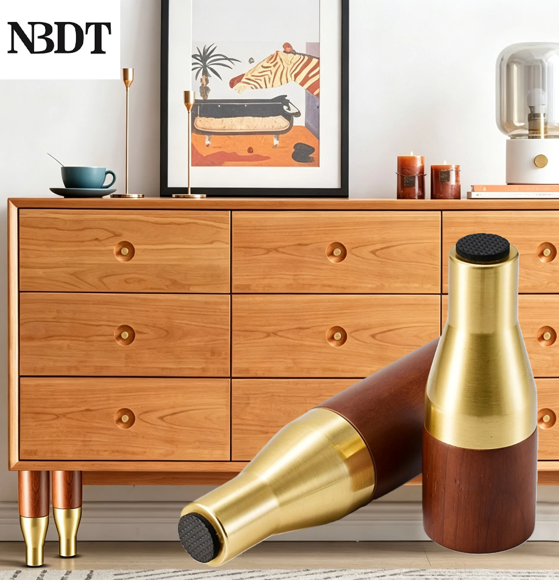 4pcs-solid-wood-furniture-leg-with-golden-tip