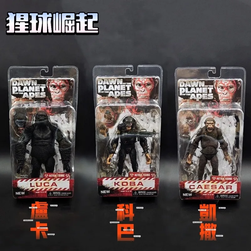neca-planet-of-the-apes-7in-articulated-figure-caesar-koba-luca-gorilla-chimpanzee-model-desktop-collectible-wy