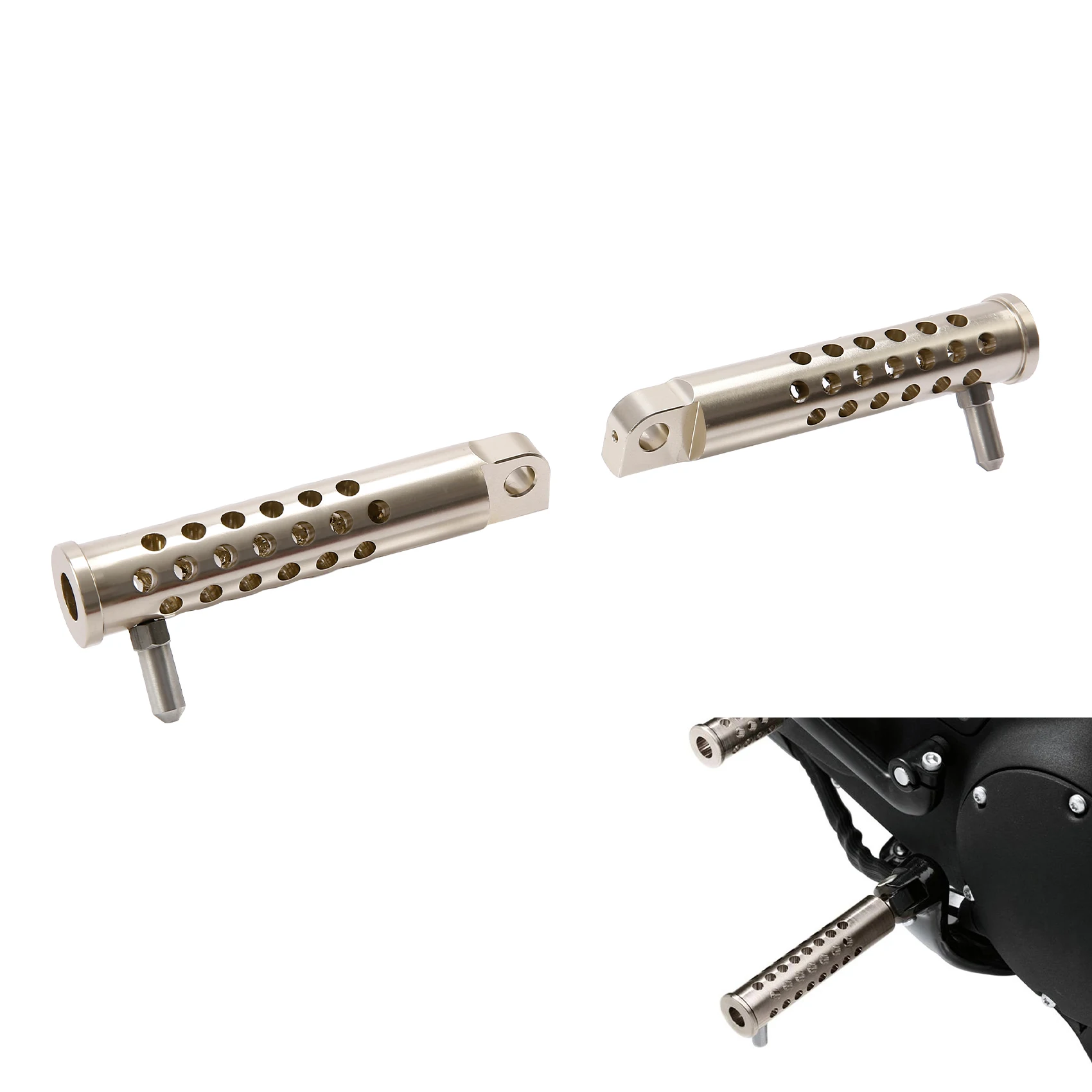 Motorcycle Foot Pegs Footrest For Harley Sportster XL883L 2007-2010 XL883N XL1200N 2007-later