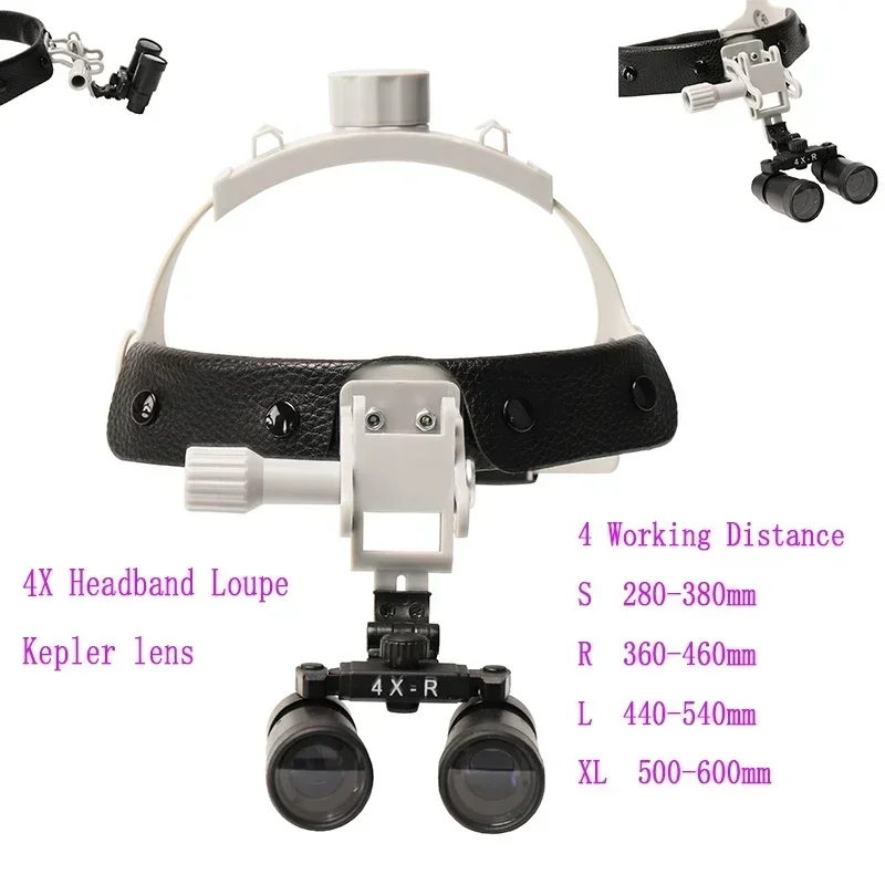 

Excellent Top Quality Hot SalesDental Loupes 4X Magnification Binoculars Surgical Magnifiers Professional Dental Magnifying Glas