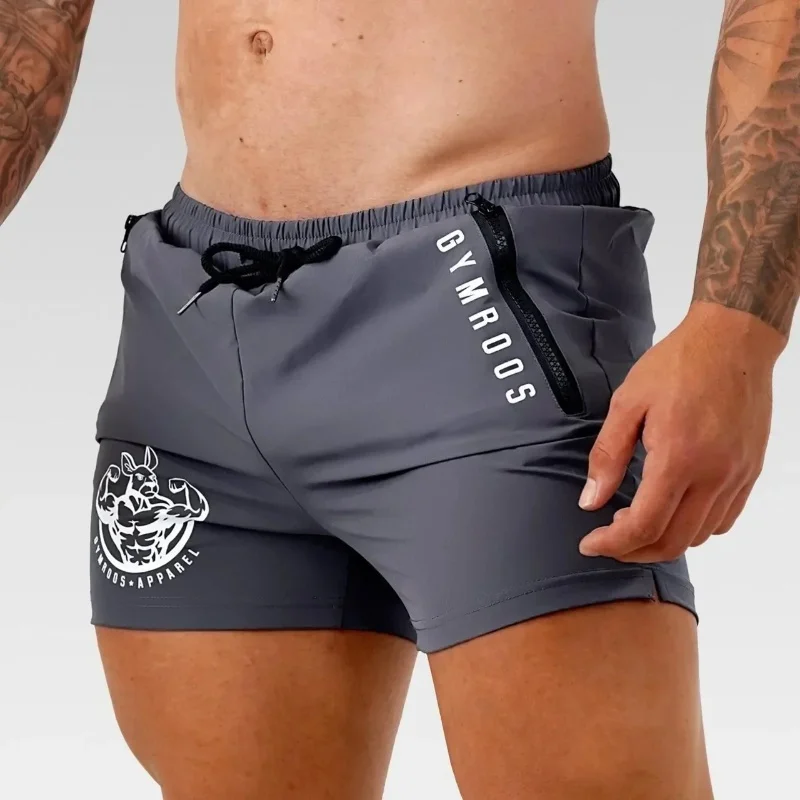 Sports Shorts Men Leisure Shorts Gym Workout training shorts Bodybuilding Joggers Summer Fitness Running Short Pants Beach pants