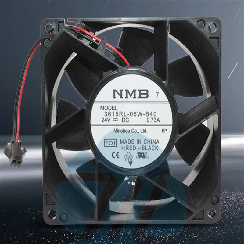 

NMB-MAT 3615RL-05W-B40 9038 24V 0.73A 9CM 2 line waterproof frequency converter fan