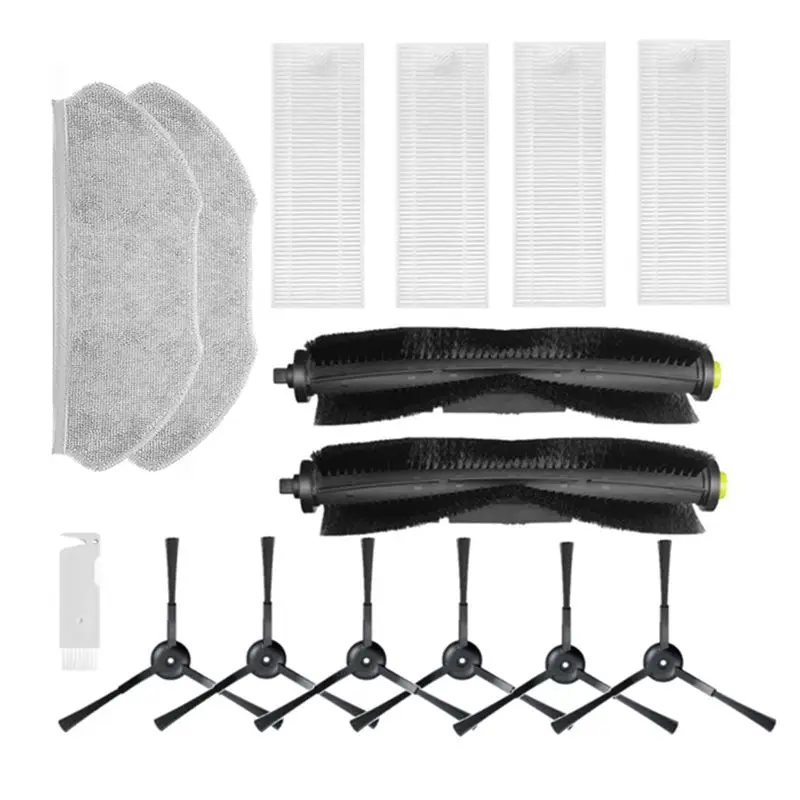 ABLK Main Brush Side Brush Hepa Filter Replacement Spare Parts Accessories For Qihoo 360 S10 X100 Max Robot Vacuum Cleaner
