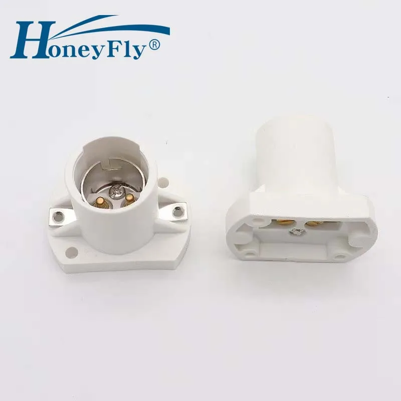 

HoneyFly 5 шт. держатель морской навигационной лампы B22 110 В бакелитовый разъем базовый адаптер аксессуары для освещения