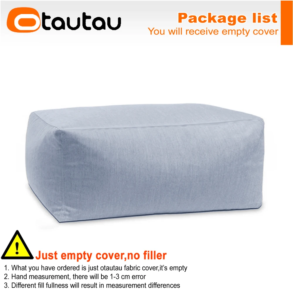 OTAUTAU Outdoor Oxford Zitzakhoes Zwemmen Zwembad Float Lounger Beach Club Poef SF505 【Geen vulmiddel! U moet het zelf opvullen!】