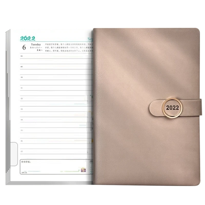 

2022 Planner Organizer A5 Notebook And Journal Buckle Notepad Office Sketchbook Stationery Notebook Student Diary