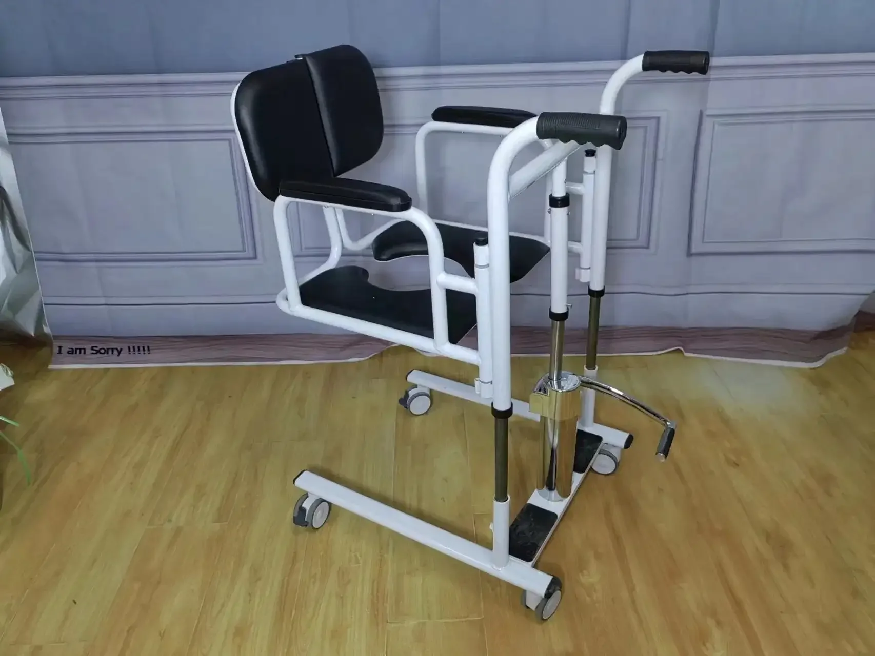 Home Care Patient Lift And Transfer Chair An Ideal Lifting Device Or Equipment For Bedridden Patients Commode Chair