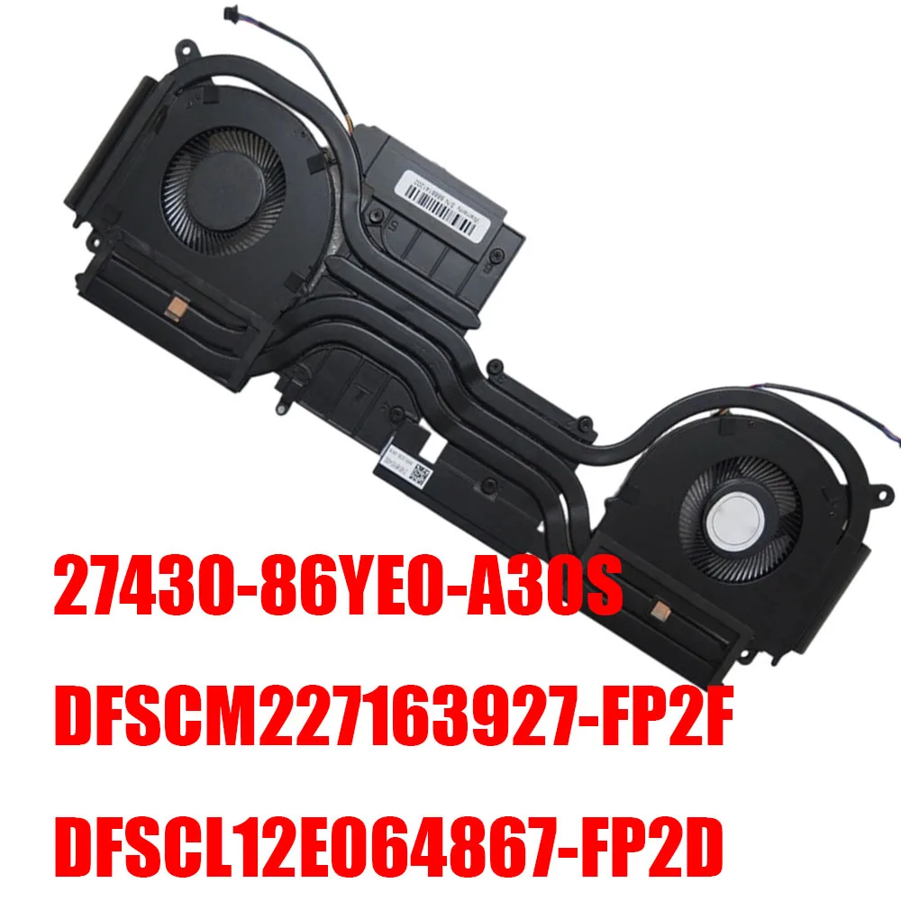 For Gigabyte For AERO 16 YE5 XE5 KE5 YE4 XE4 KE4 RP86YE5 27430-86YE0-A30S FP2F FP2D DC12V Laptop CPU GPU Fan&Heatsink