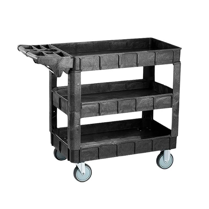 

Multifunctional Tool Cart Mobile Three-layer Maintenance Trolley Silent Auto Repair Tool Cart Hardware Toolbox Storage Cart