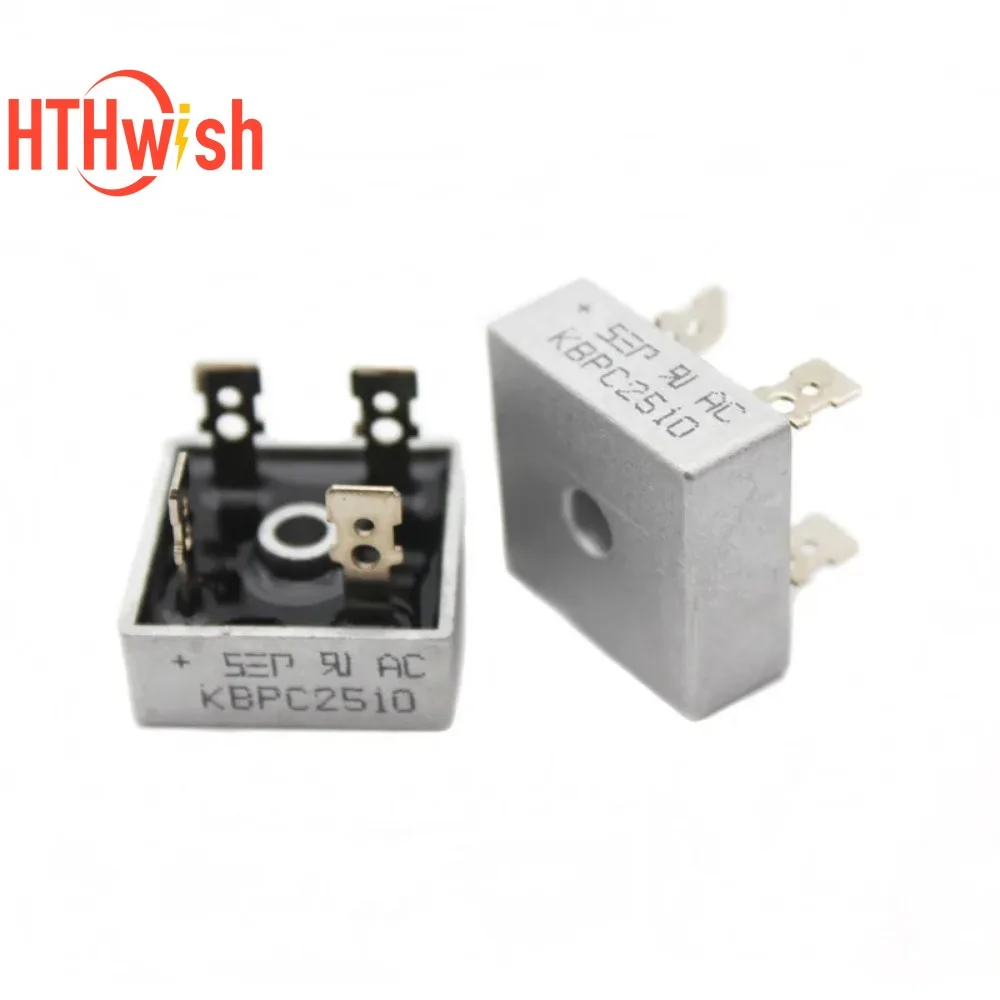 2/5/10 個 KBPC2510 ダイオードブリッジ整流器 Kbpc 2510 25A 1000V 整流器ダイオード電子シリコン