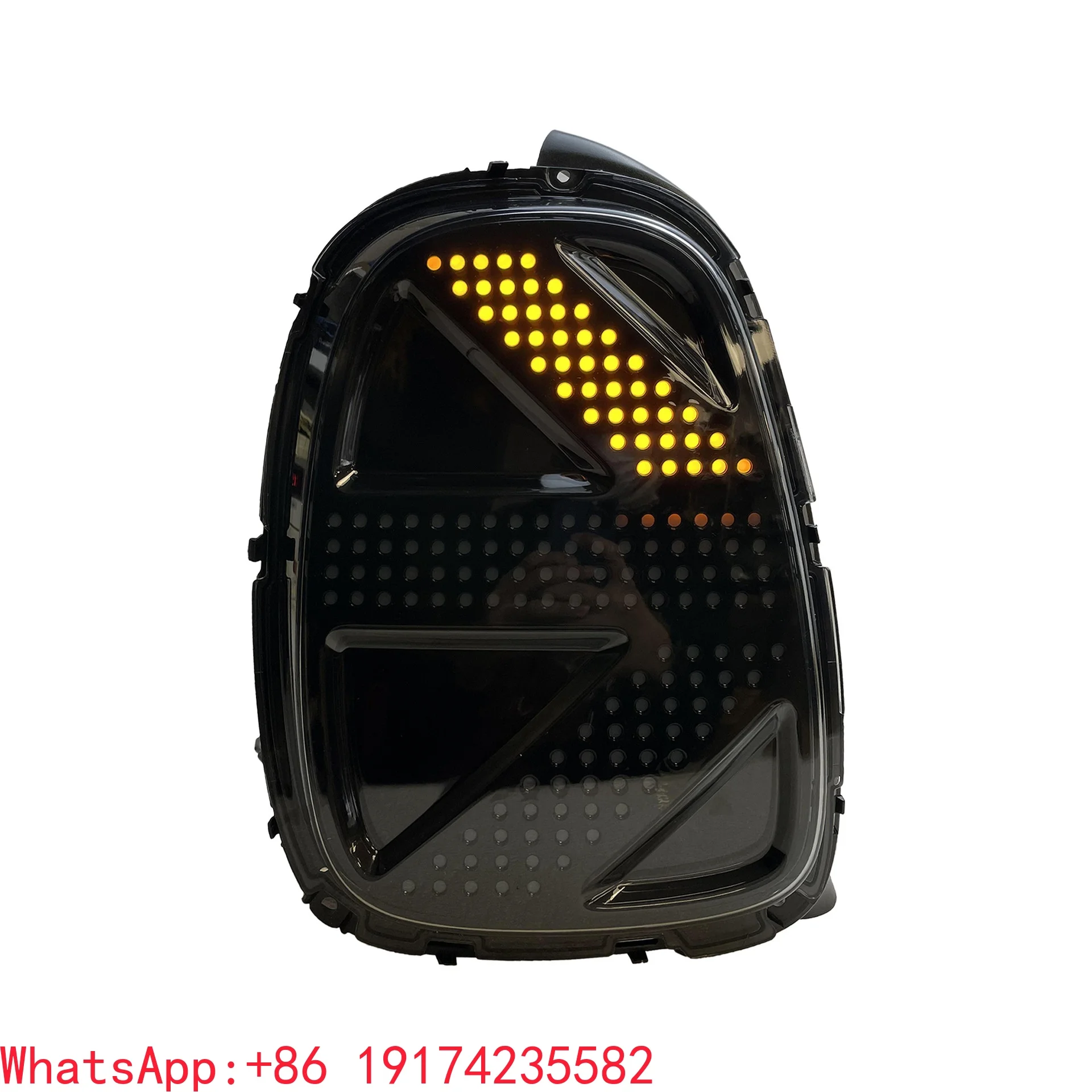 

For BM Mini F56 Clear Red Lens 12V LED Tail Lamp Assembly Union Jack Running Light Sequential Turn Signal New Condition