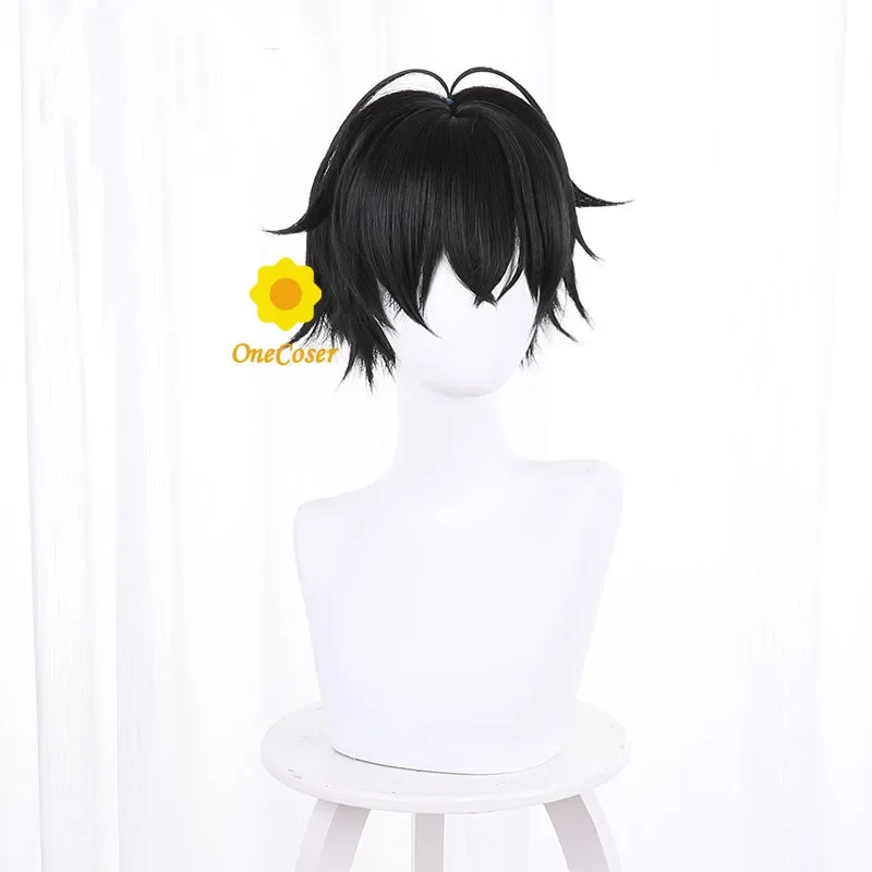 Sasaki to Miyano Miyano Yoshikazu Cosplay Wig Black Short Hair Heat-resistant Fiber Hair Wig Cap Party Halloween Party Men