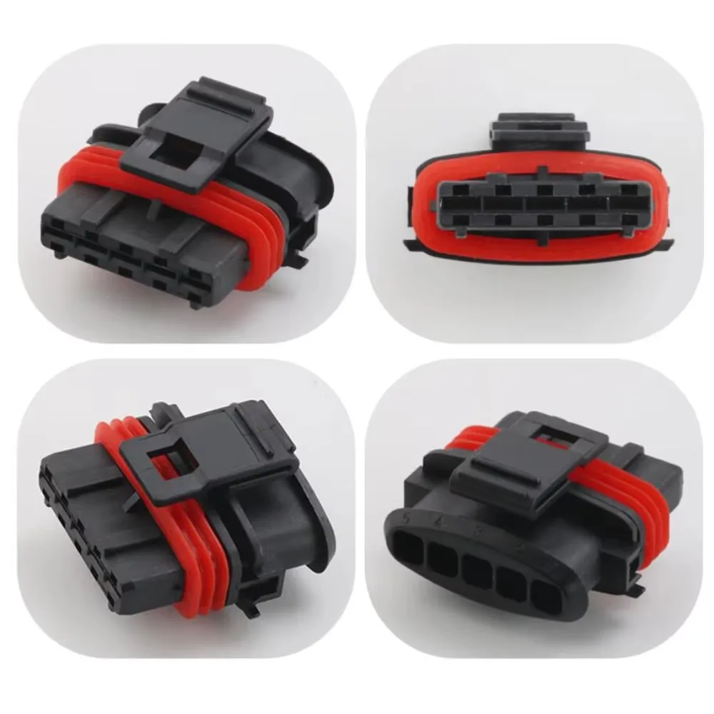 5 دبوس أنثى السيارات موصل مقاوم للمياه التوصيل تدفق الهواء متر الاستشعار المكونات 1928403146 مع محطة 1 928 403 146