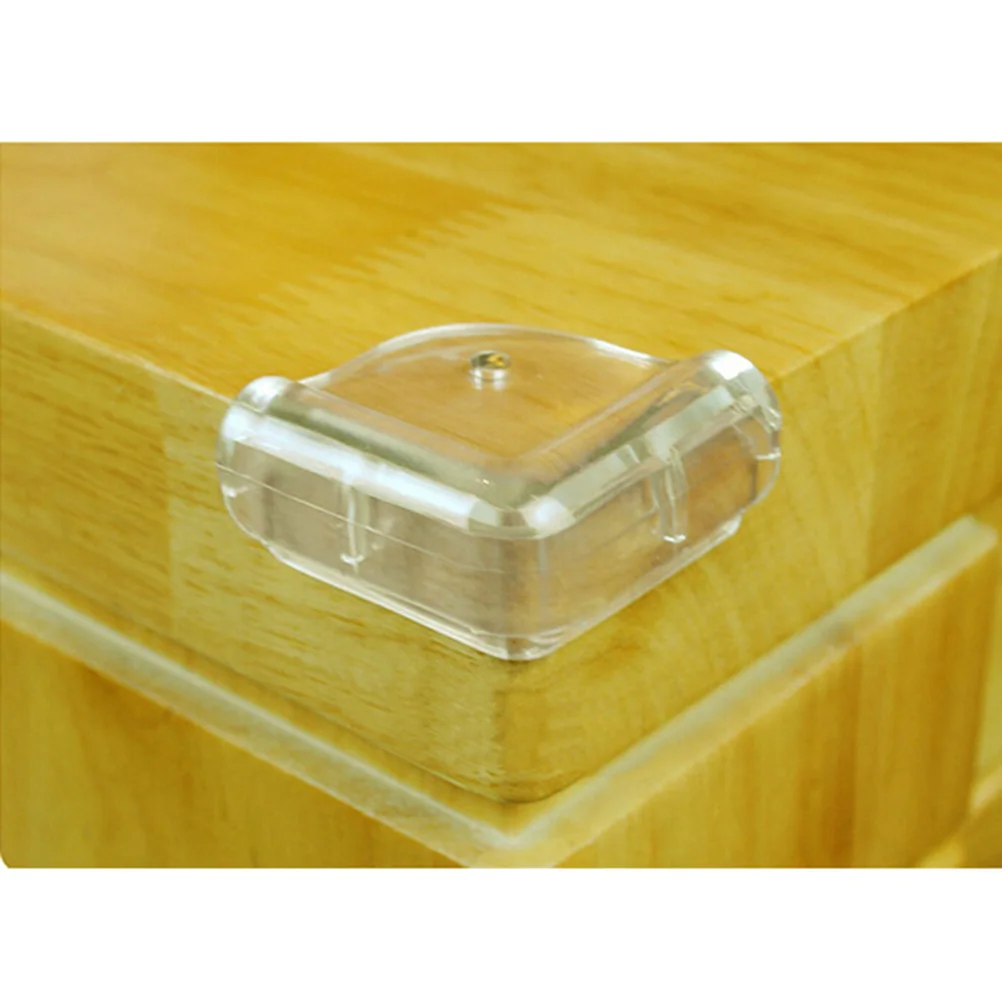 

4 Pcs Anti-collision Angle Corner Protectors Table Covers Cushion Guard Guards Baby PVC