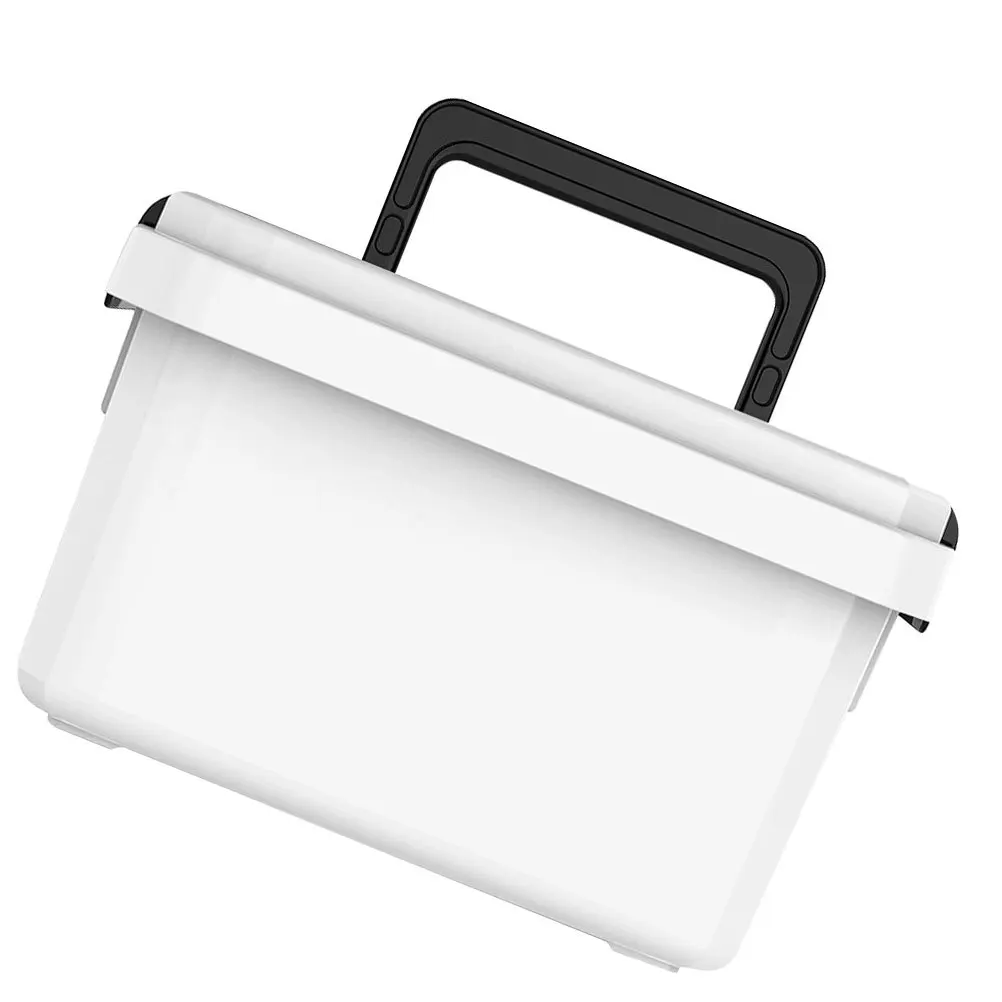 علبة طبية متينة متعددة الوظائف صندوق إسعافات أولية محمول للمنزل في مكان العمل والمدرسة للاستخدام الخارجي صندوق دواء محمول M