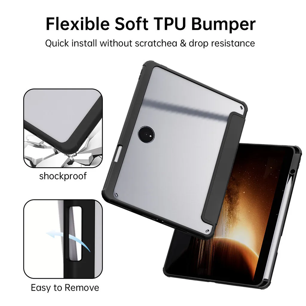 With Pen Slot Cover For OPPO Pad Neo 11.4 inch 2024 Air 2 11.4inch