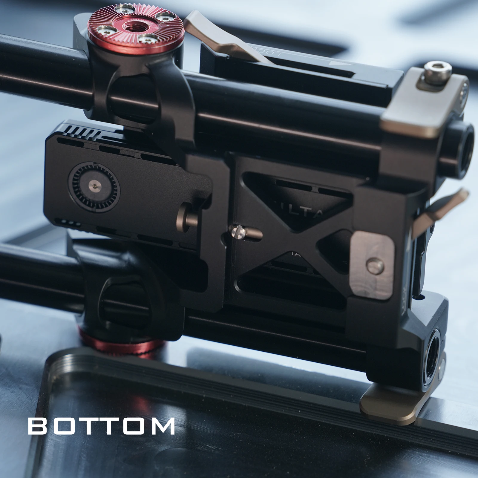 Tilta TA-BSP6-15-B / TA-BSP6-15 15mm LWS Baseplate Type VI for Tilta BMPCC 6K Pro Camera Cage kit base plate tactical suit