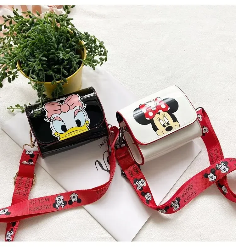 Disney New Shoulder Bag Mickey Mouse Cute Mini Crossbody Bag Children\'s Wallet Minnie Mickey Mouse Cartoon Girls Side Bag