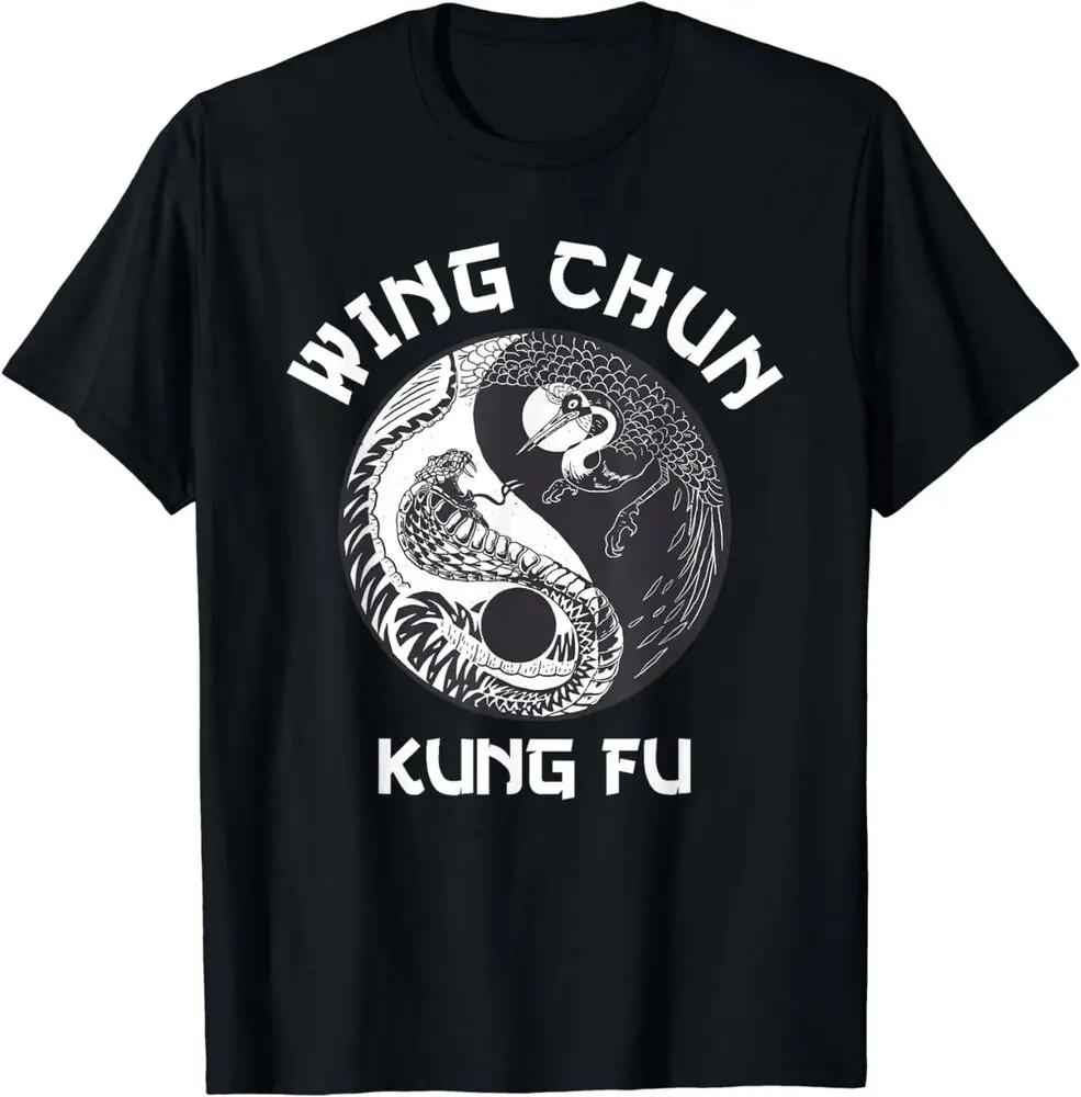 Wing Chun Snake Crane Idea T-Shirt Graphic T-shirts For Men Clothing Women Short Sleeve Tees Vintage High Quality 100%Cotton