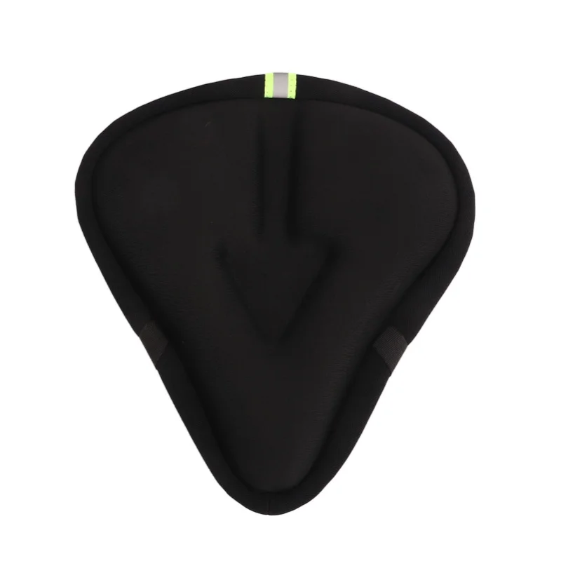 

Bike Seat Cover Bicycle Saddle Cushion Extra Soft Thickened Silicone With Groove Cycling Parts Components Accessories