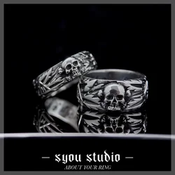 Vintage Simple Skull Ring Stainless Steel Devil Classic Unisex Gift For You Unique Fashion Gothic Jewelry For Women Wholesale