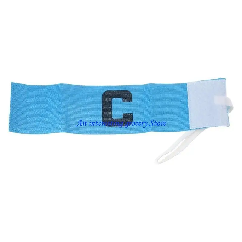 

652D Adjustable Elastic Sports Captain Armband Game Leader Armband Soccer Football Captain Armbands for Team Training