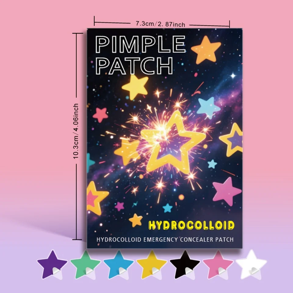 1400 قطعة من رقعات بثرة النجوم للوجه الغروانية المائية، غطاء ممتص، شجرة الشاي، رقعة حب الشباب الغروانية المائية، رقعة بثرة نجمة لطيفة