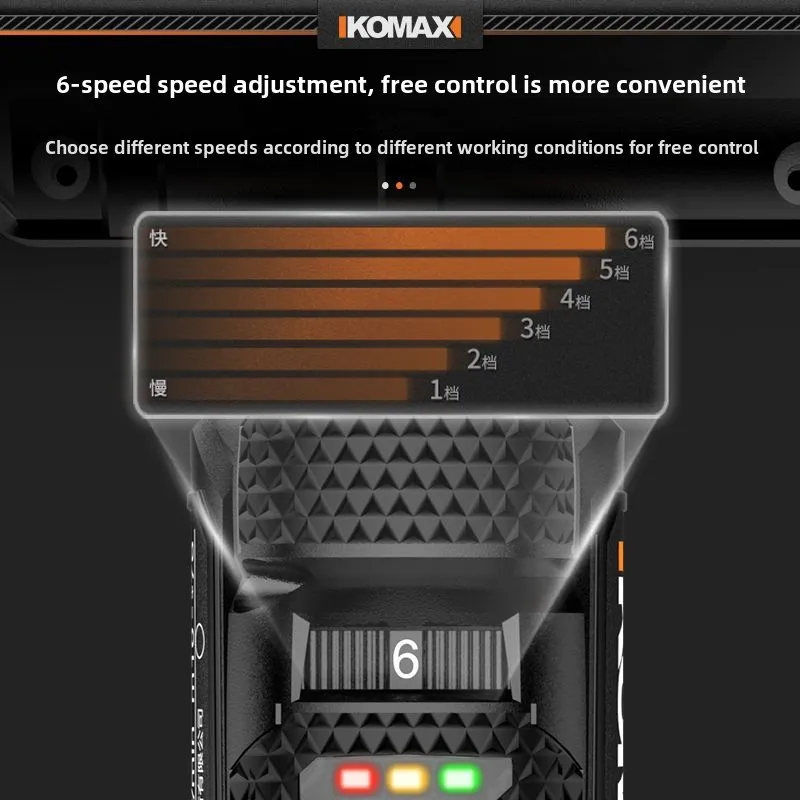 Cordless Electric Angle Grinder 6-speed regulation Lithium Battery Polishing Grinding Machine Diamond Cutting Power Grinder