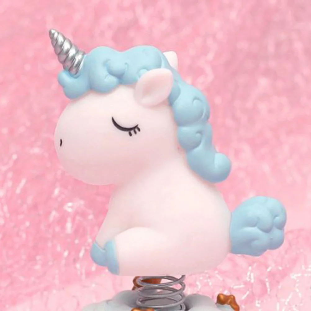

Creative Unicorn Car Dashboard Decorations Lovely Cartoon Resin Unicorn Ornaments for Home Table Bedroom Office Desk Gift