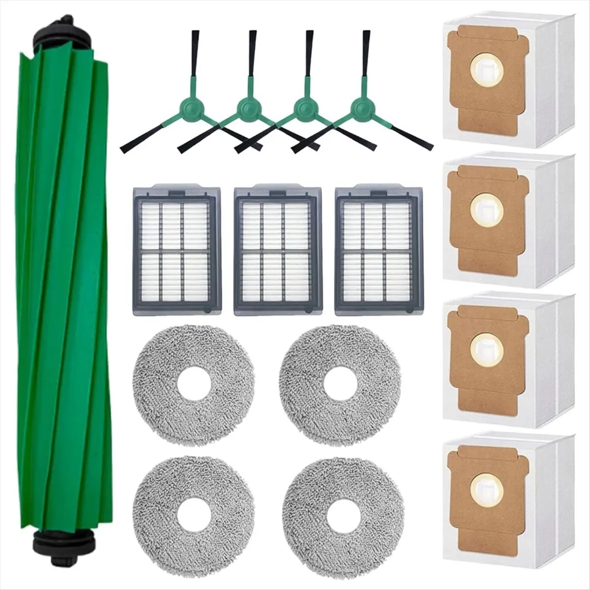 DT1206 TO 16PCS for Plus 505/405 Combo Robot Vacuum Cleaner Brush HEPA Filter Mop Cloth Dust Bag Spare Parts