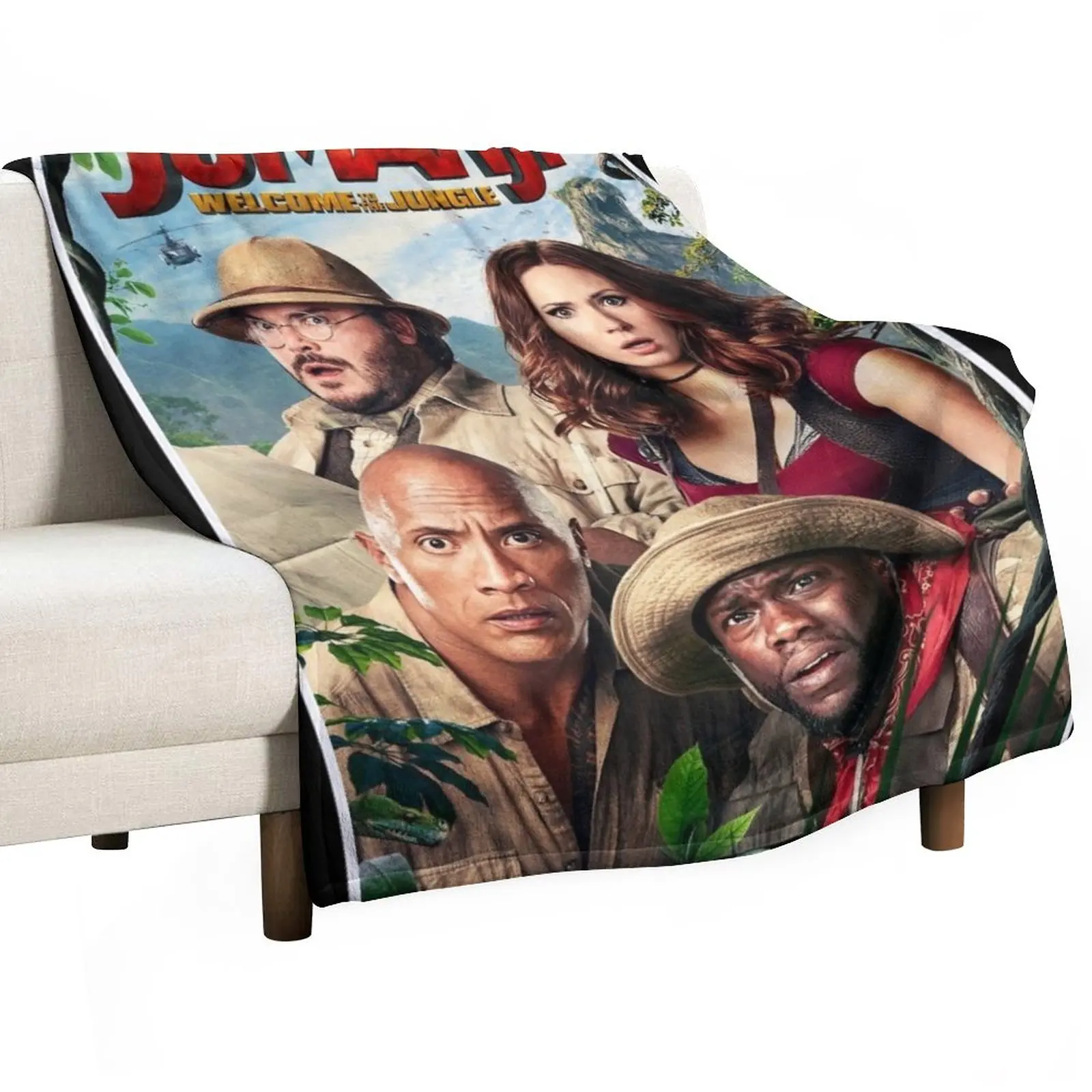 New jumanji Throw Blanket Luxury St Blanket Thermal Blankets For Travel