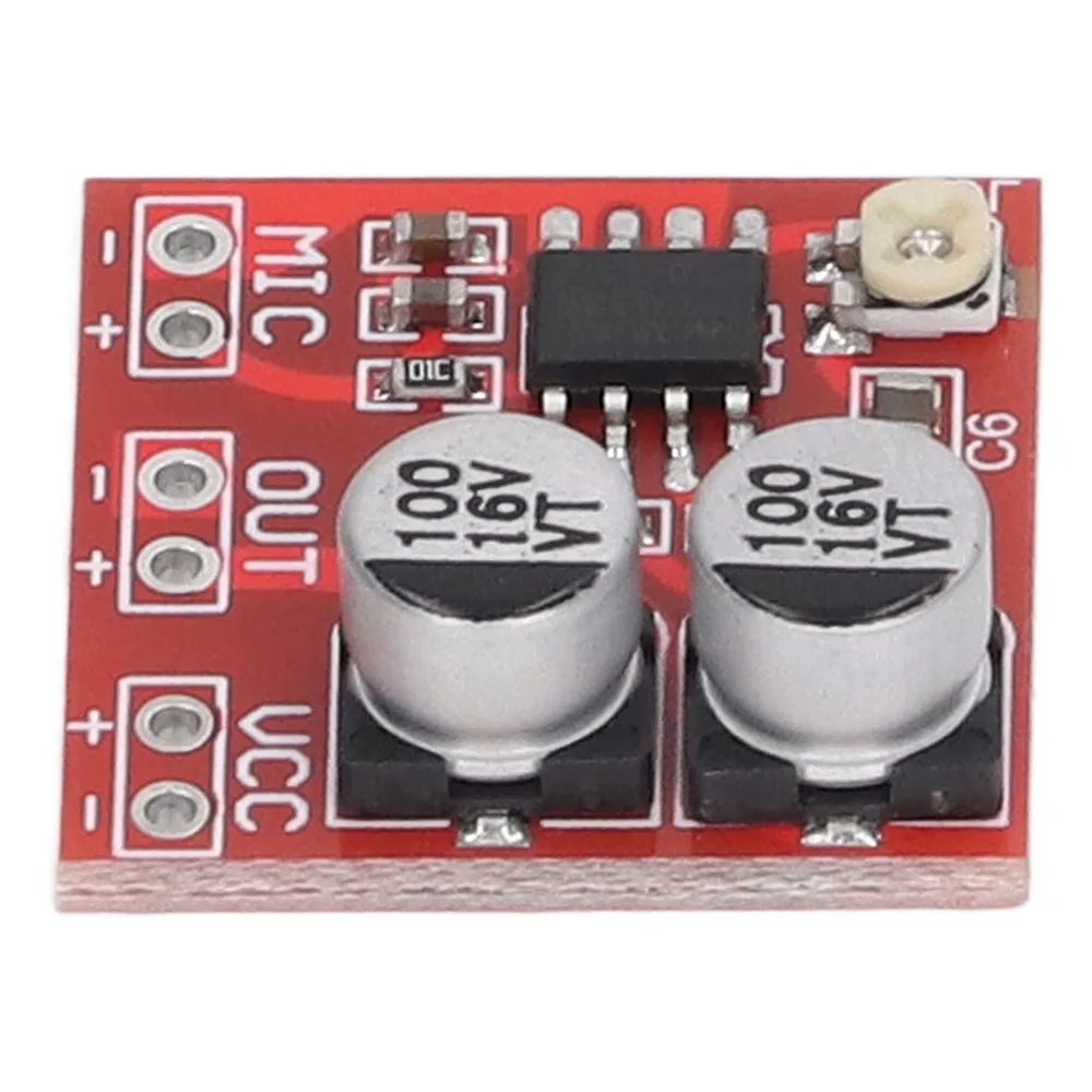 5 шт. LM386 модуль усилителя для электретного микрофона 20-200x 20*20*7 мм модуль усилителя микрофона регулируемый резистор DC4V-12V