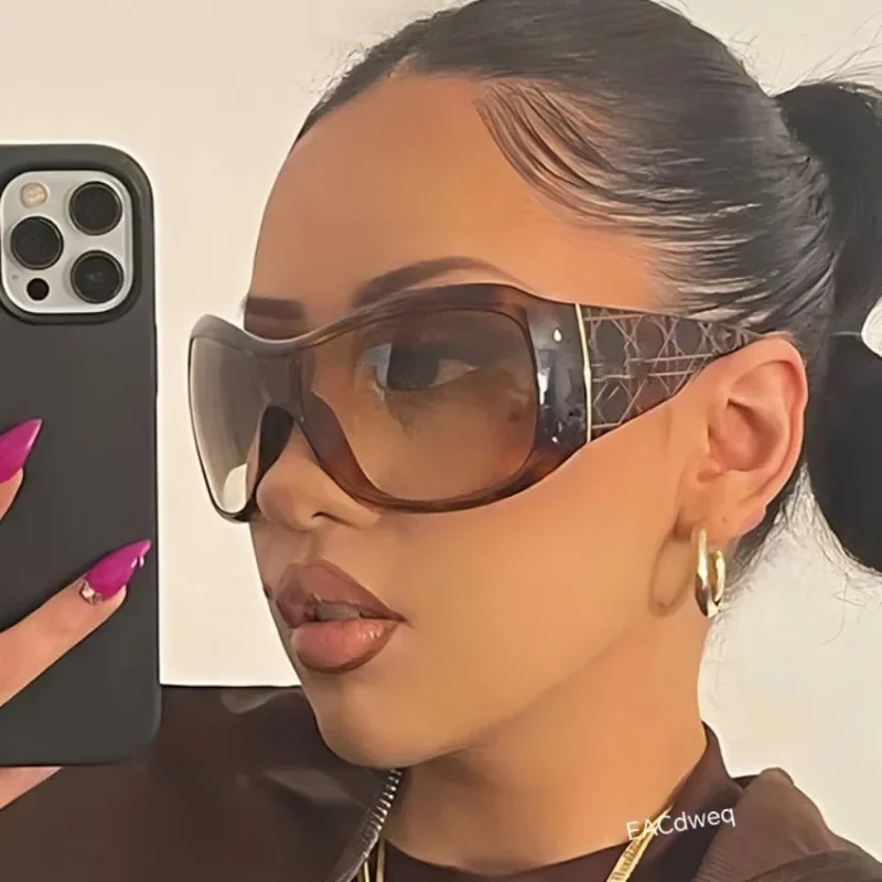 New Retro Oversized Classic Sunglasses Women Square Outdoor Shades Glasses Men Fashion Causal Driving Eyeglasses UV400