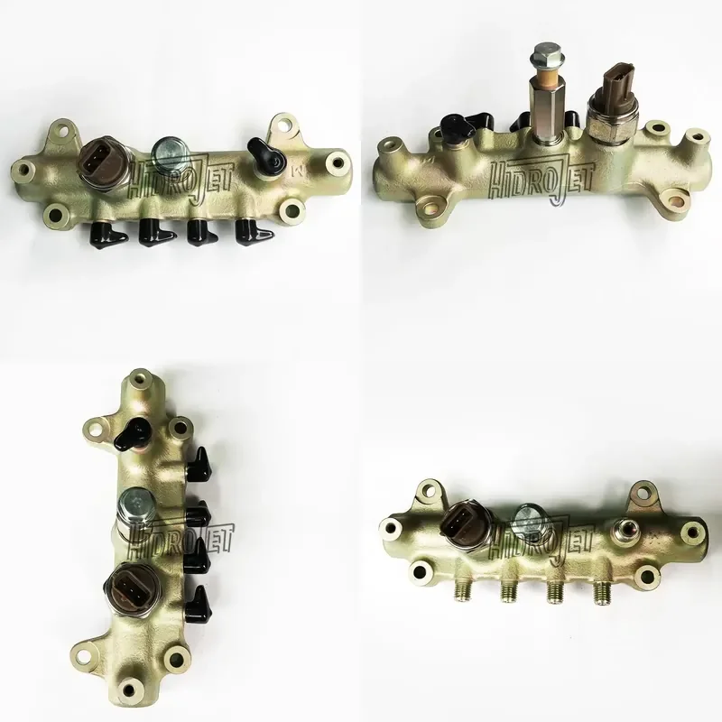 Conjunto de Riel Común HIDROJET 8-98011888-2 de Alta Calidad 8980118882 para Motor 4JJ1T JCB JS130LC para Piezas de Motor