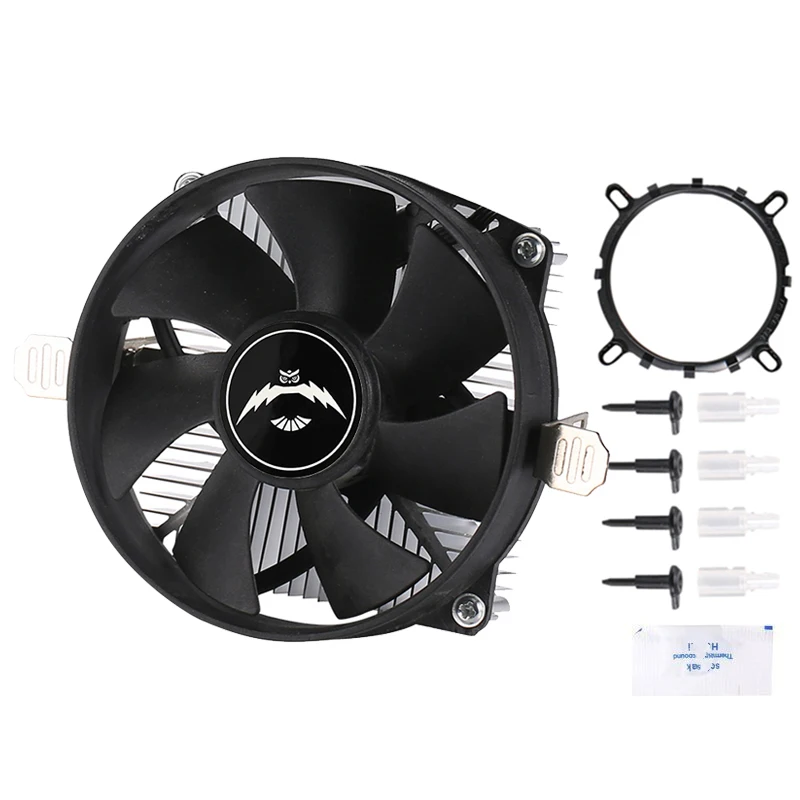 

CPU Cooler Fan Suitable For Installation LGA775 115x 1200 1700 1366 With Copper Core At The Bottom For Quick Heat Dissipation