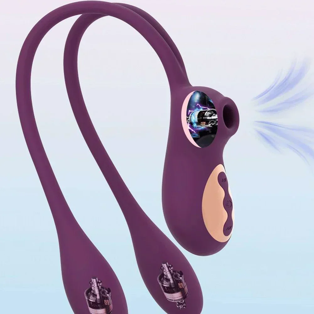 SCRabbit مزدوج الاهتزاز مص ألعاب جنسية هزازة ضد الماء للنساء البظر مصاصة فراغ محفز السلع المثيرة أدوات مثيرة للكبار #5