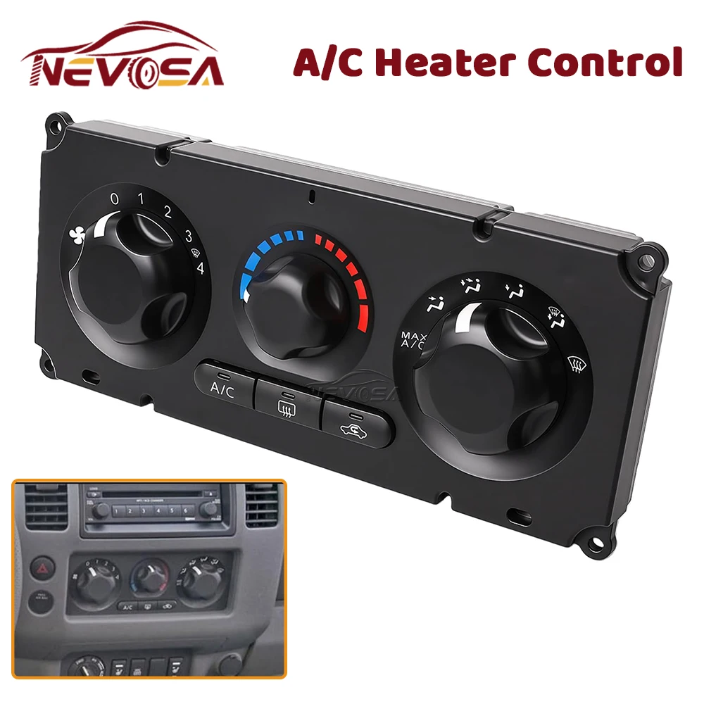 A/C Heater for Nissan Navara Frontier D40 2007 2008 2009 2010 2011 2012 HVAC Climate Control Air Condition Switch Heater Panel