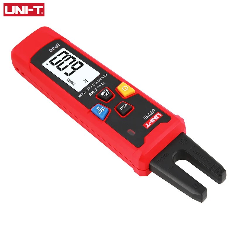 UNI-T UT256 Fork Meter 60A AC DC Current Clamp Meter Digital True RMS Pliers Ammeter NCV Tester High Precision