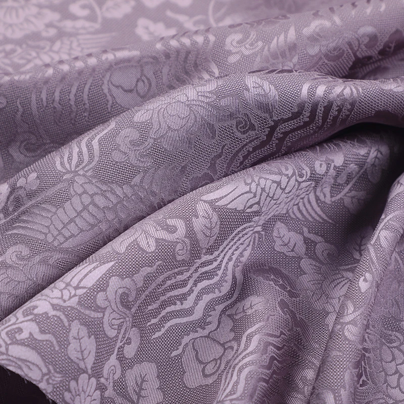 Light Purple Silk Fabric,Perfect for Creating Stunning Spring Summer Outfits Dress,114CM Wide 24MM Thick Heavy Silk Fabric R280