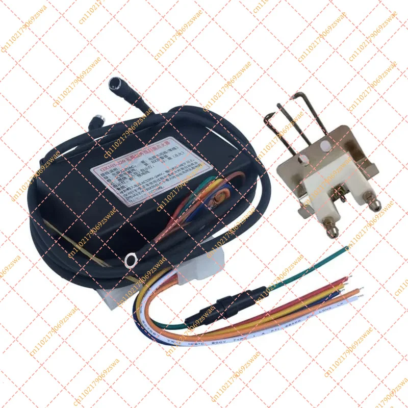Pulse Ignition Controller for LPG & Natural Gas Stoves, 220V Infrared Burner Igniter Accessory with Needle
