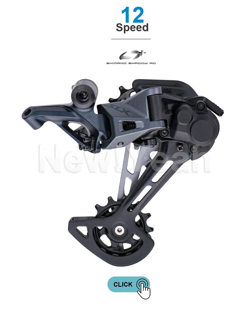 SHIMANO SLX M7100 1x12 Speed Groupset with Shifter Rear Derailleur CN-M6100 Chain Original and Cassette Sprocket 11-50T/52T