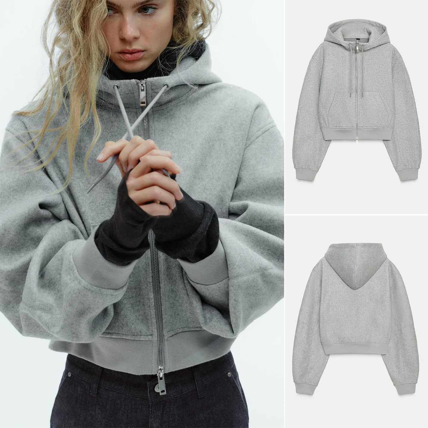 

Новая зимняя женская одежда с воротником-стойкой Long Sve Double Zipper Puffy Sve ed Jaet Верхняя одежда из полиэстера Fiber ort Sle